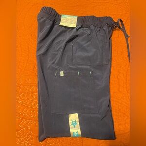 Navy Blue Drawstring Women’s Scrub Pants by Scrubstar